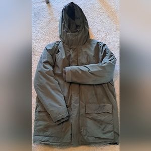 XL Tall The Gap Men's Green Puffer Winter Coat Jacket
